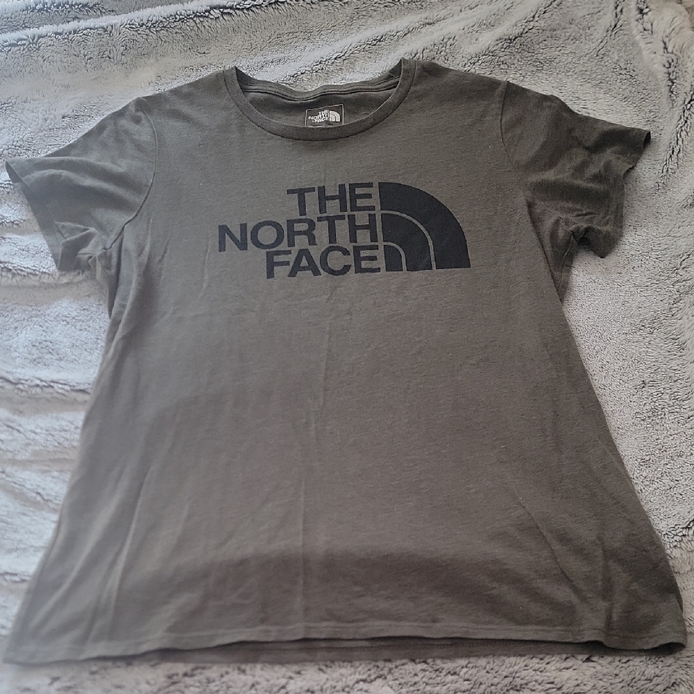 The North Face Olive Green Logo Tee